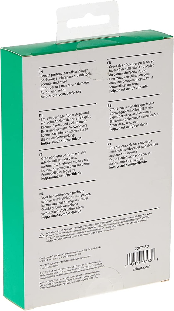 Cricut Maker Perforation Blade Tip with QuickSwap Housing